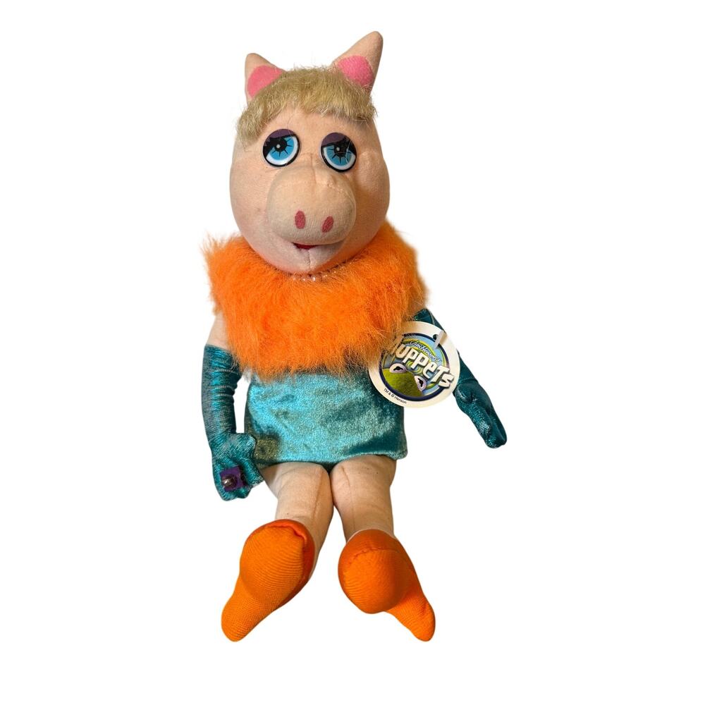 Vintage Henson Muppets Miss Piggy  Doll Plush Stuffed Animal Nostalgic Toy Gift